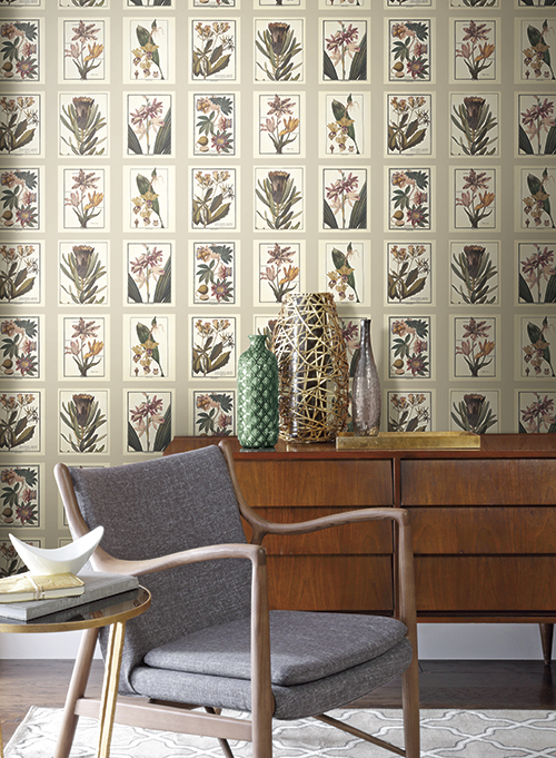 Обои Ashford House Toiles II AF1933 фото в интерьере